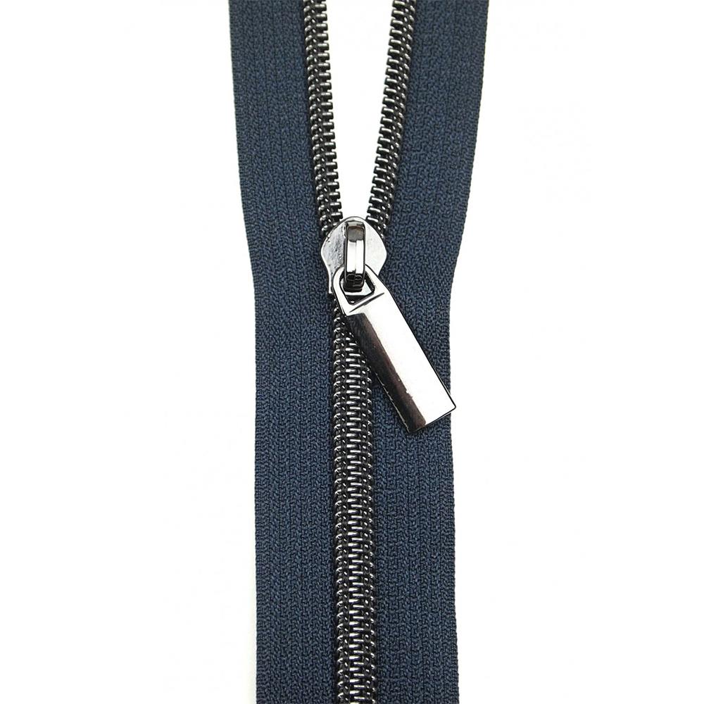 Sallie Tomato, #5 Nylon Coil Zipper (3yds) w/ 9 Zipper Pulls