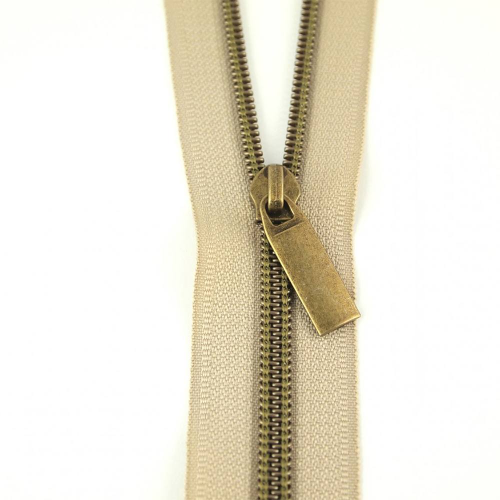 Sallie Tomato, #5 Nylon Coil Zipper (3yds) w/ 9 Zipper Pulls