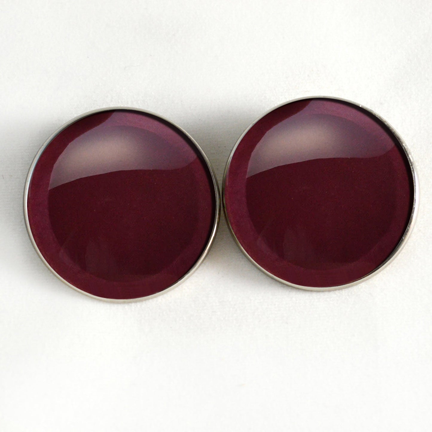 Albino Mouse Rat Sew-On Button Glass Eyes