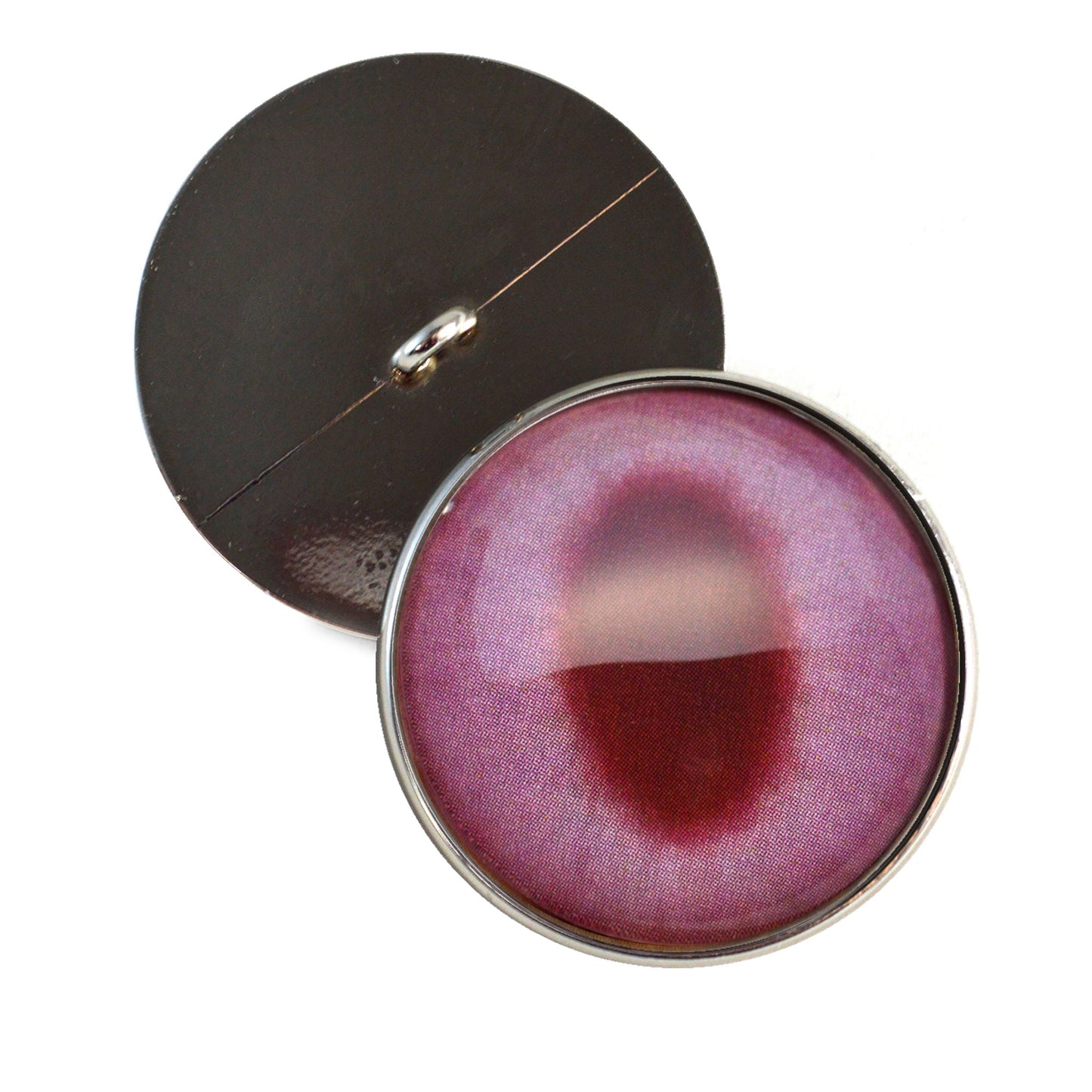 Albino Rabbit Sew-On Button Glass Eyes