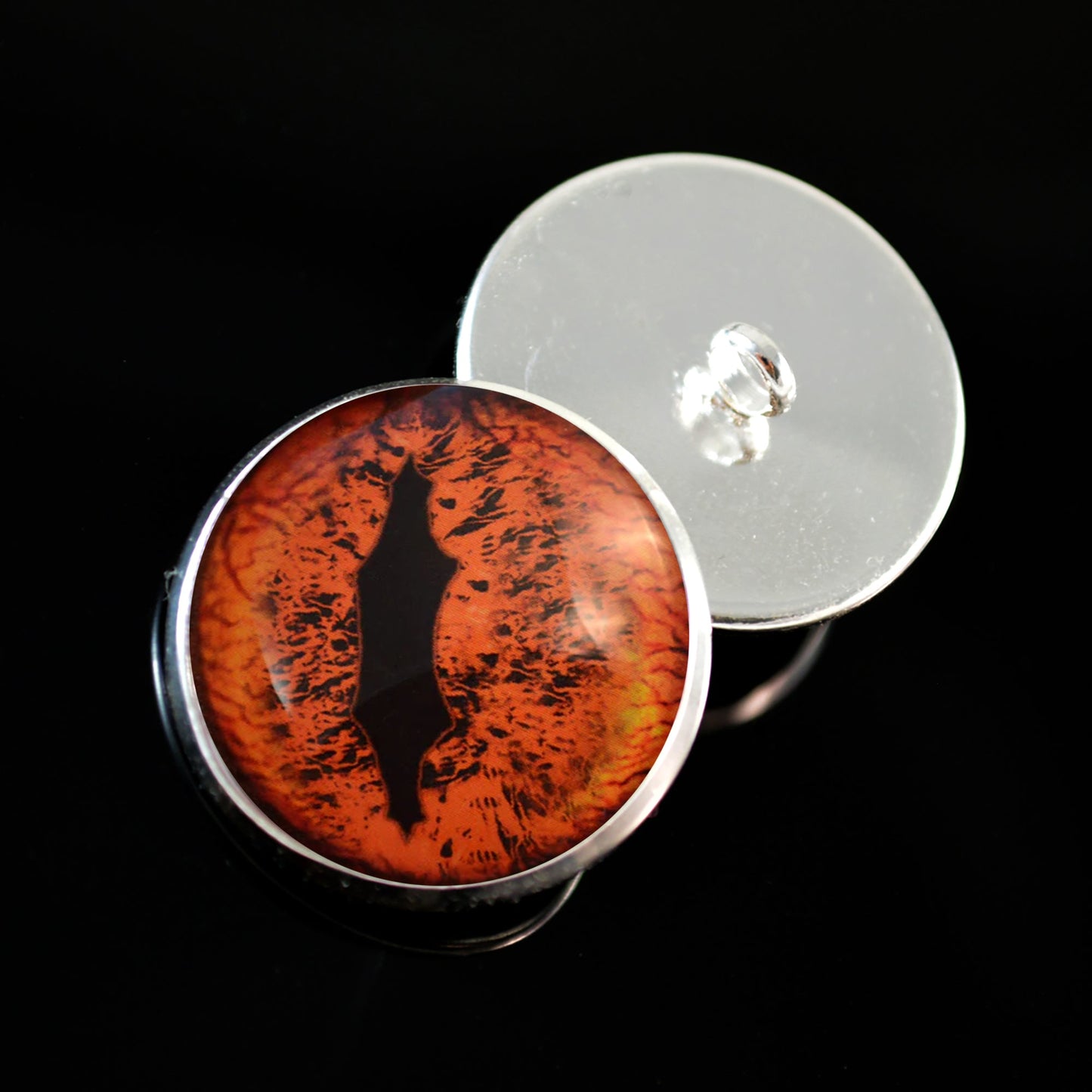 Alpha Dragon Sew-On Button Glass Eyes