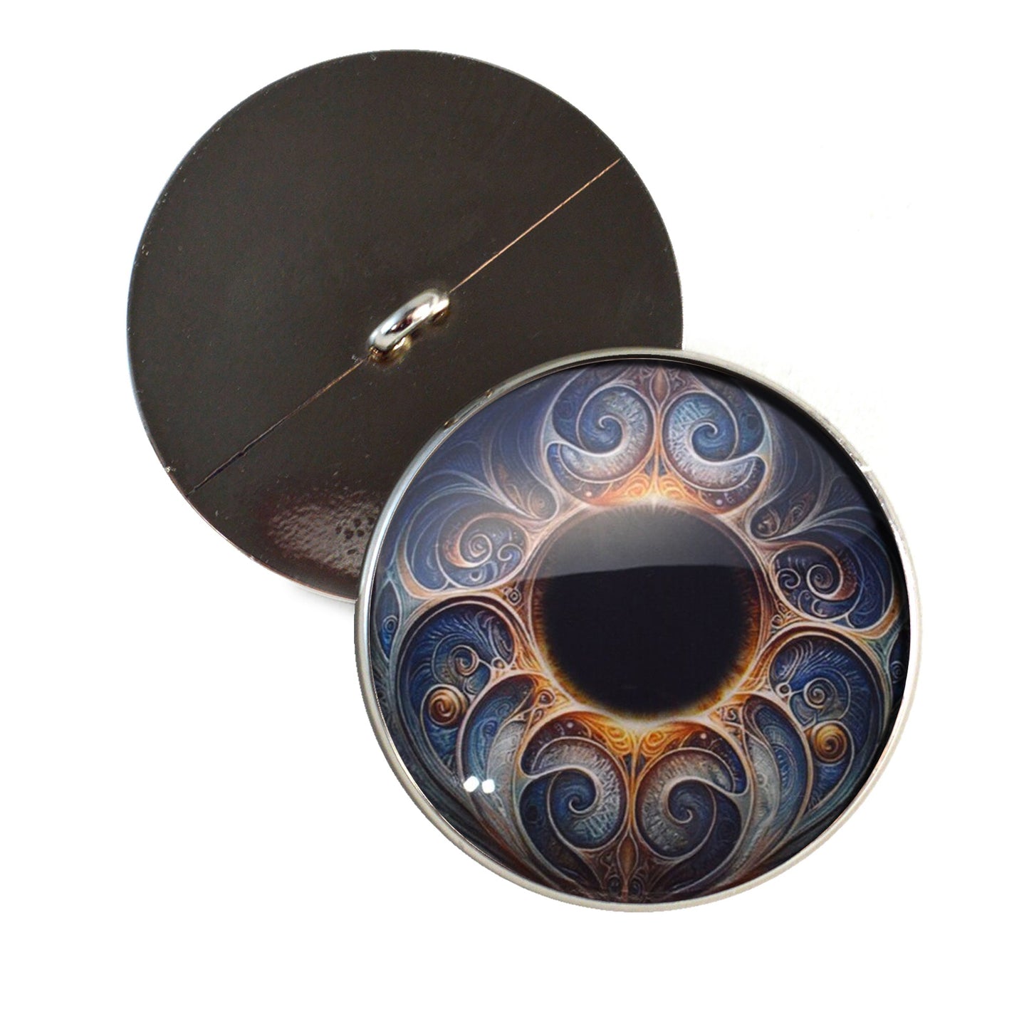 Art Nouveau Fantasy Sew-On Button Glass Eyes