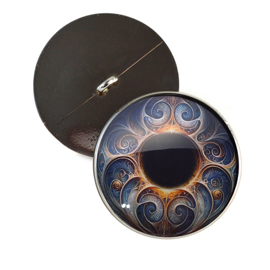 Art Nouveau Fantasy Sew-On Button Glass Eyes