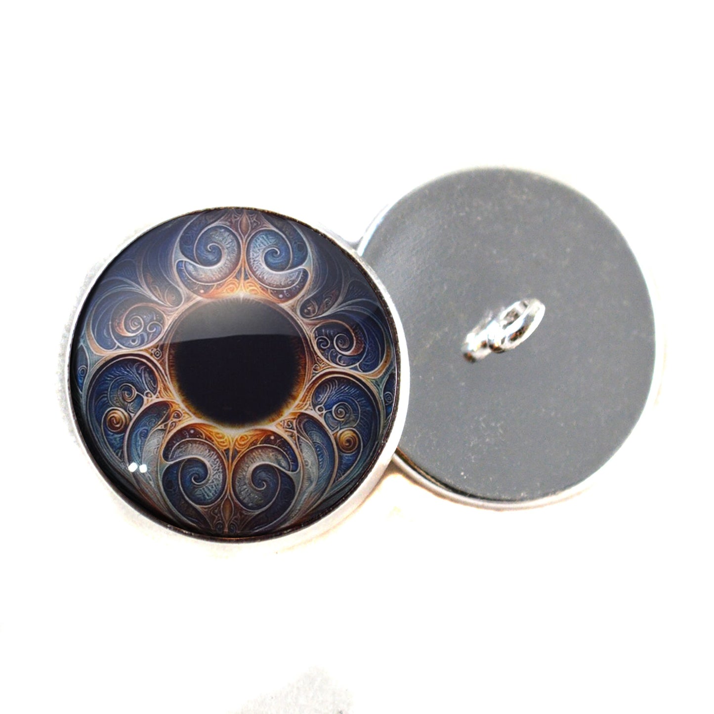 Art Nouveau Fantasy Sew-On Button Glass Eyes