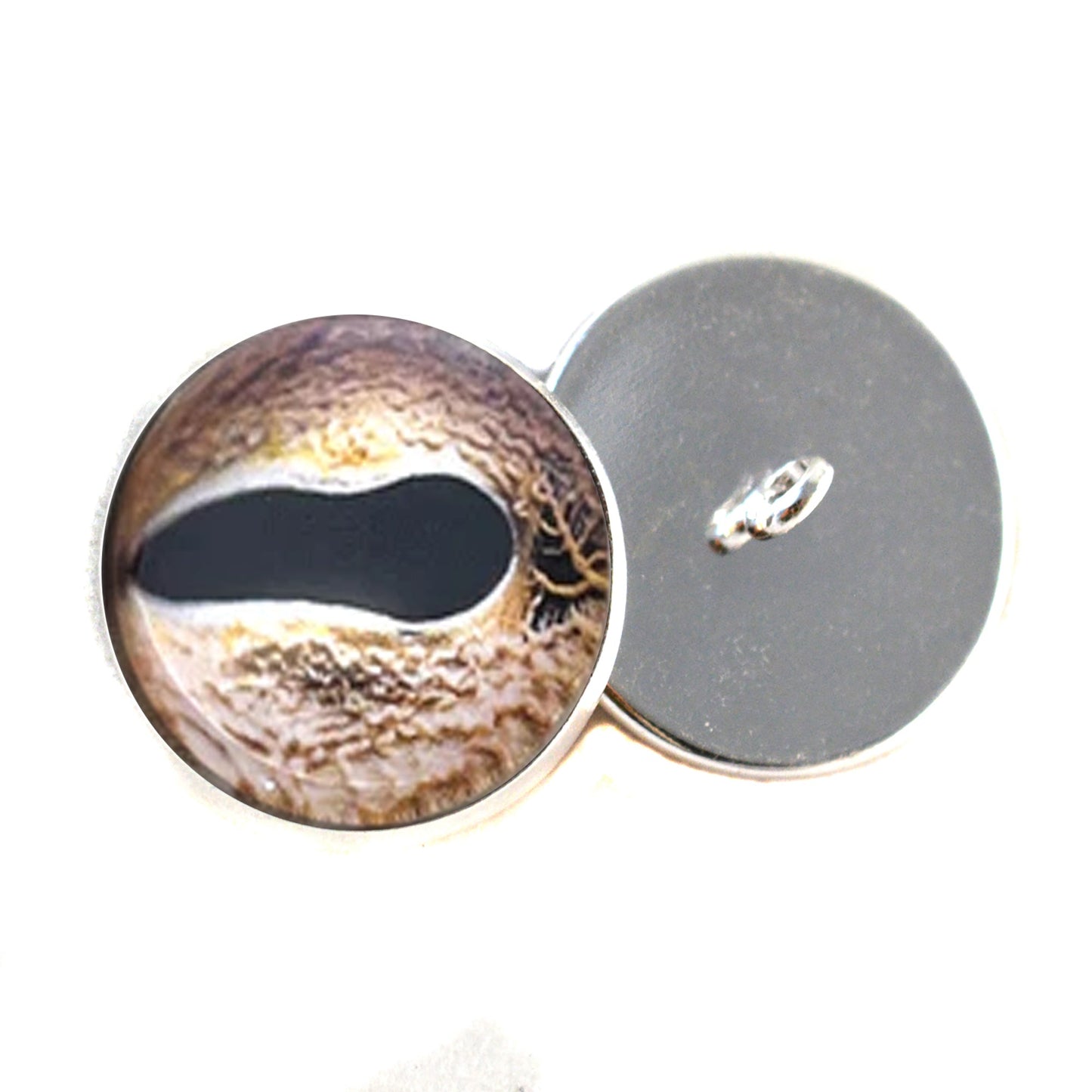 Asian Whip Snake Inspired Sew-On Button Glass Eyes