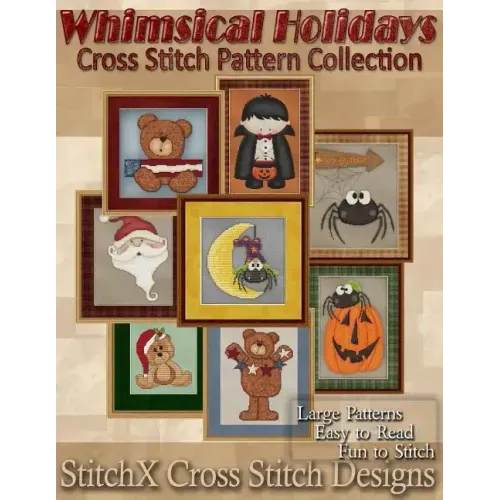Whimsical Holiday Cross Stitch Pattern Collection