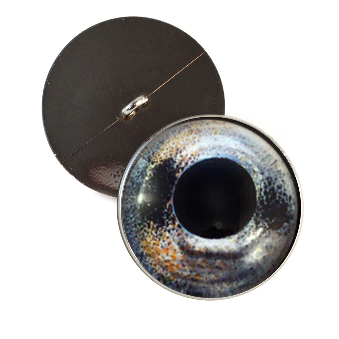 Barbus Fish Inspired Sew-On Button Glass Eyes