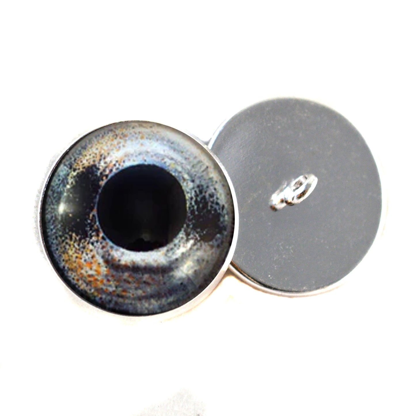 Barbus Fish Inspired Sew-On Button Glass Eyes