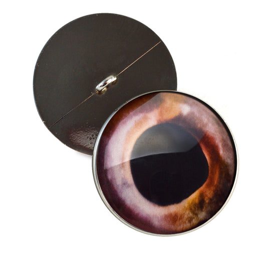 Barracuda Sew-On Button Glass Eyes