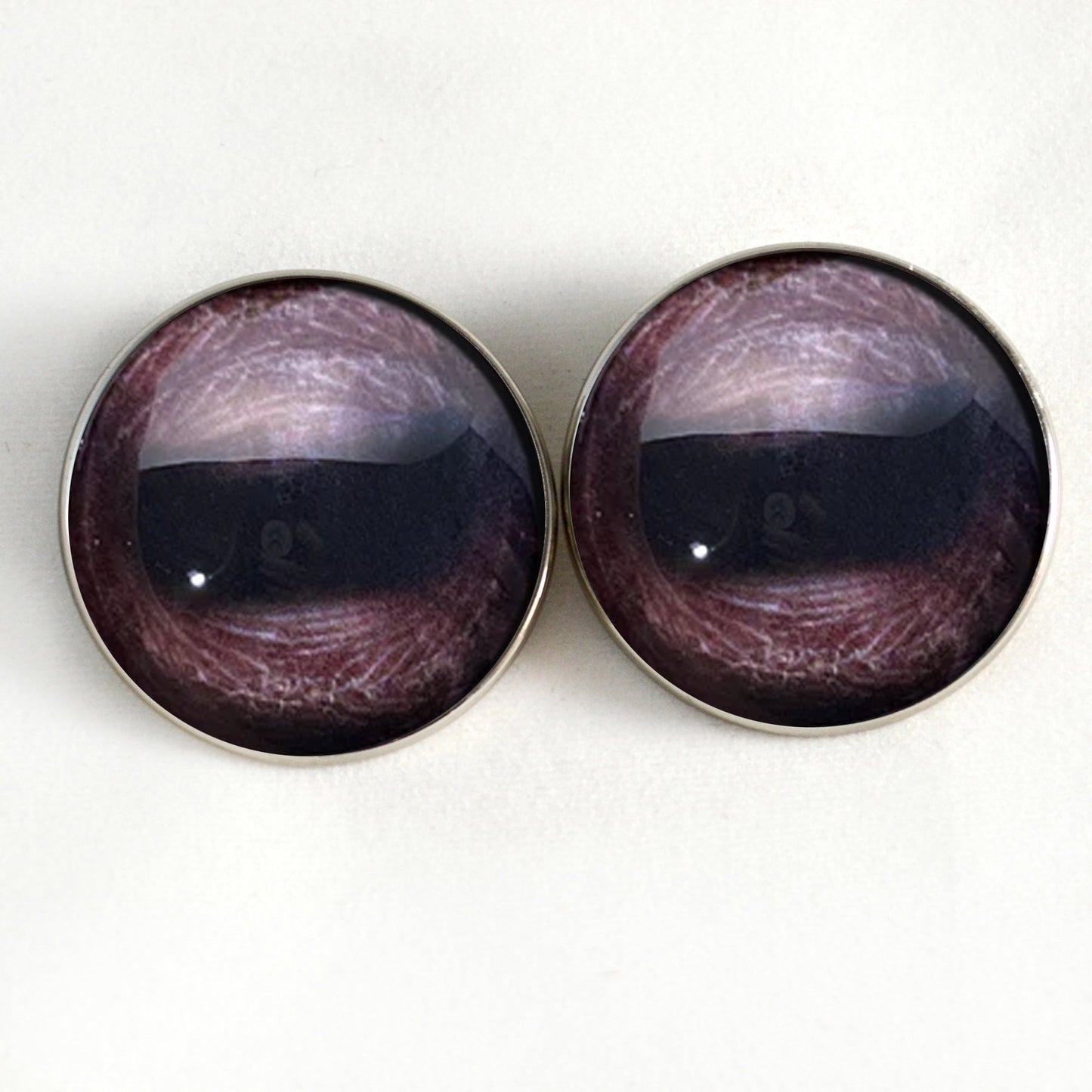 Bison Buffalo Inspired Sew-On Button Glass Eyes