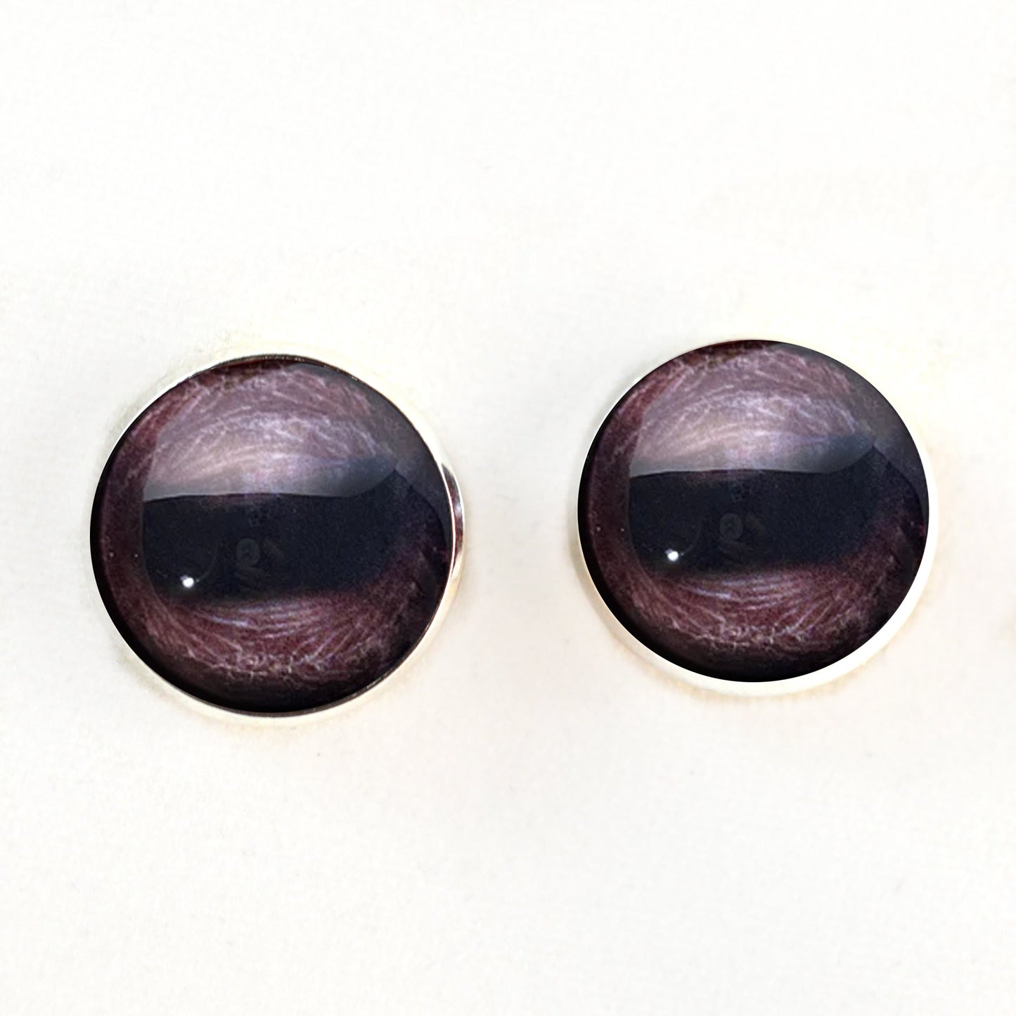 Bison Buffalo Inspired Sew-On Button Glass Eyes