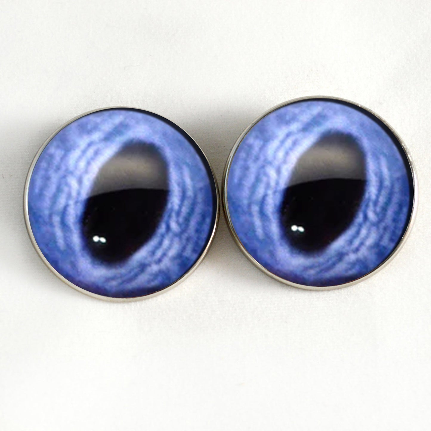 Blue Fawn Baby Deer Sew-On Button Glass Eyes