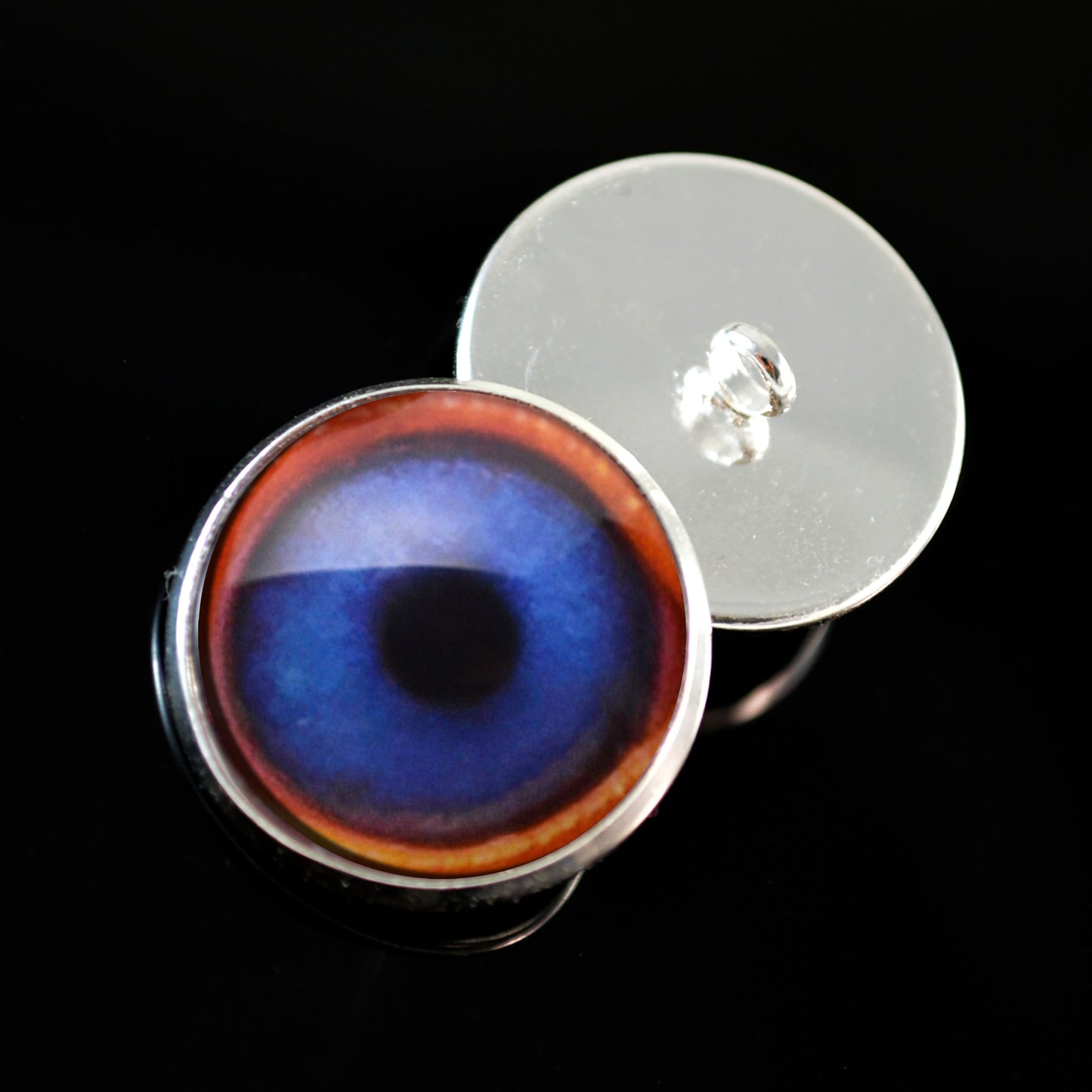 Blue Goose Realistic Decoy Sew-On Button Glass Eyes