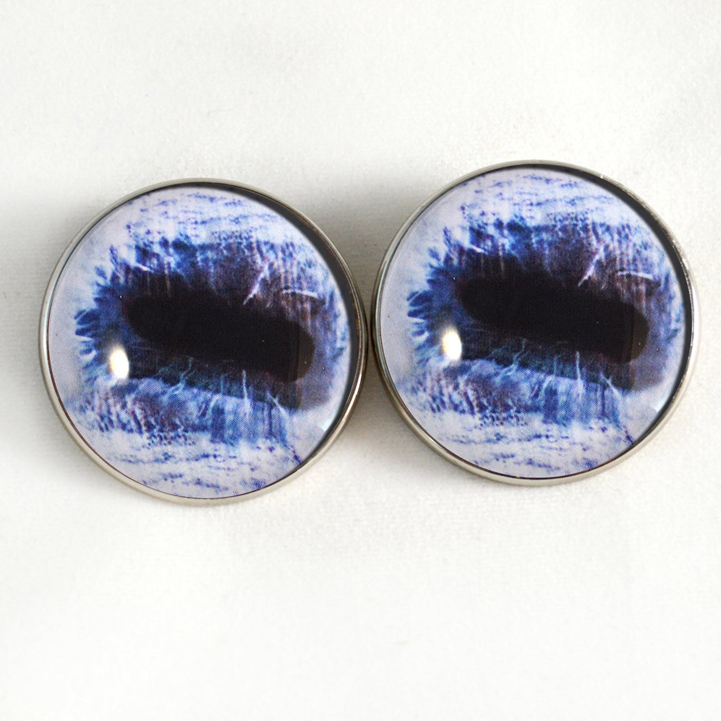 Blue Horse Sew-On Button Glass Eyes