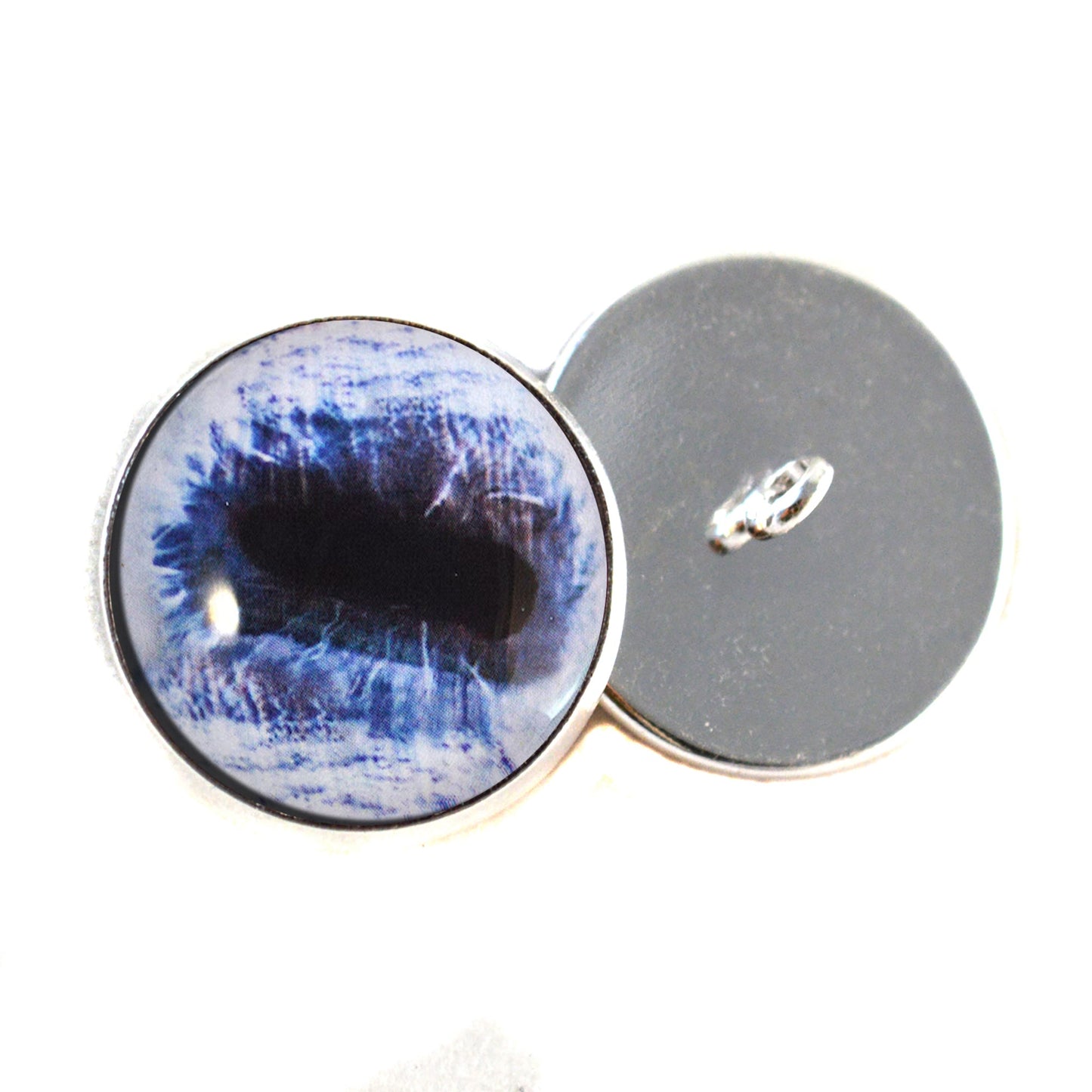 Blue Horse Sew-On Button Glass Eyes