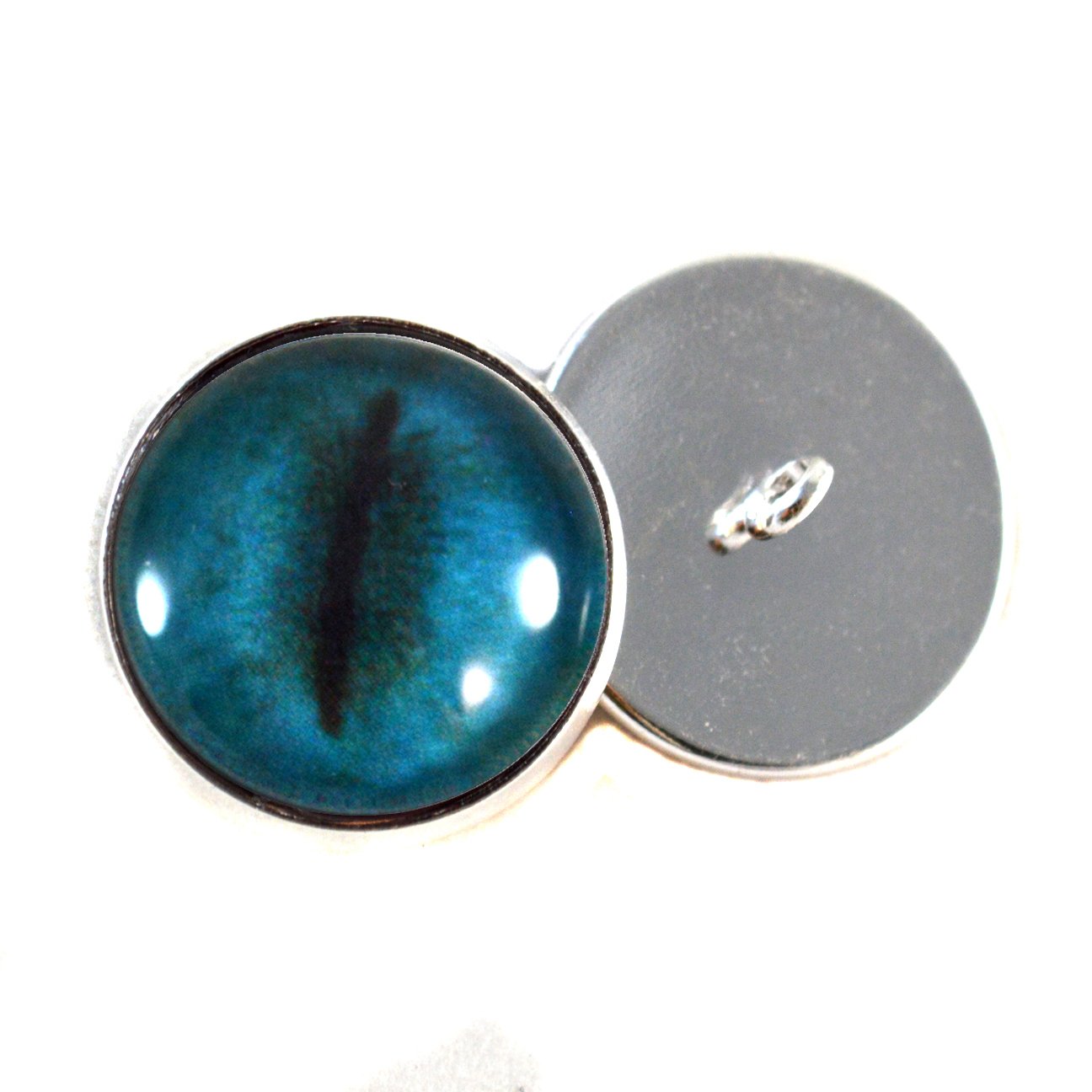 Blue Koala inspired Sew-On Button Glass Eyes