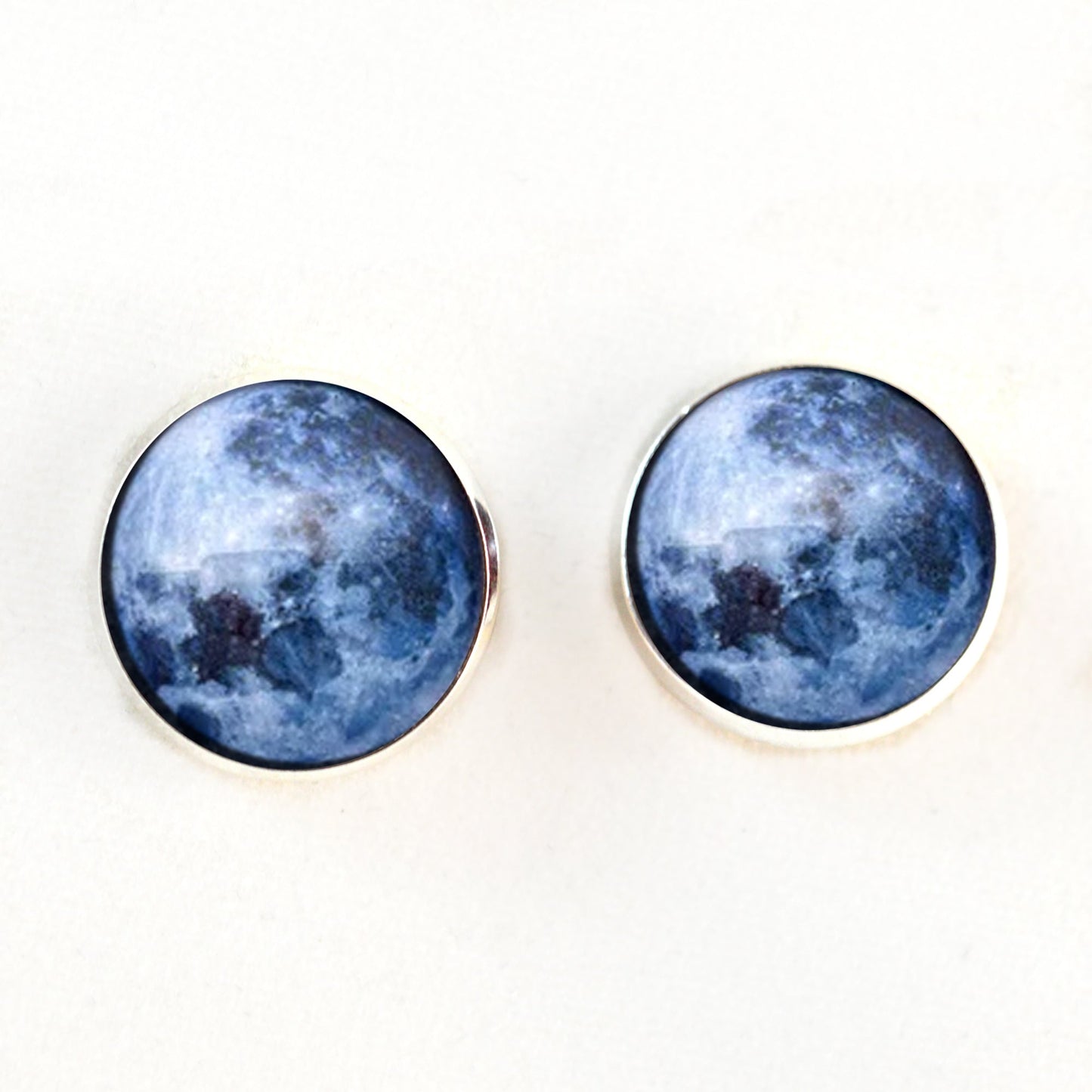 Blue Moon Sew-On Button Glass Eyes