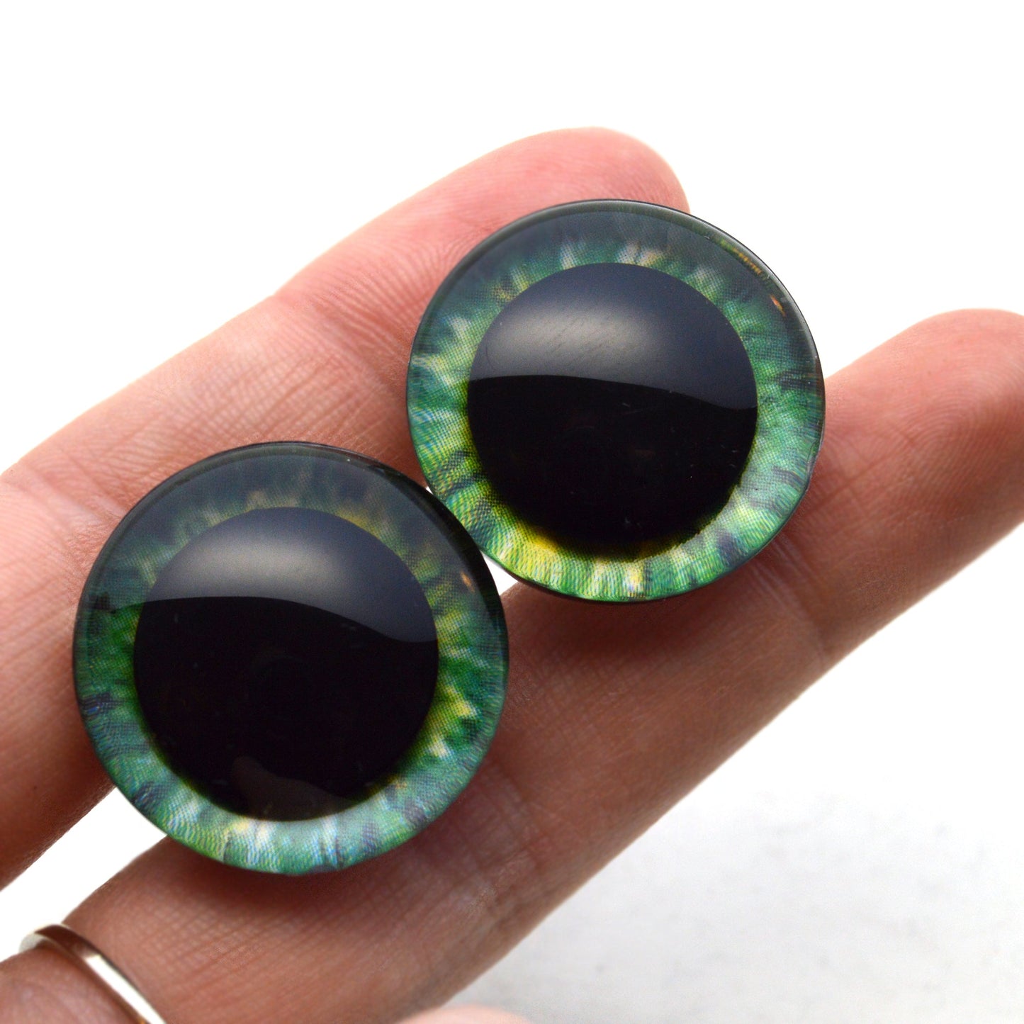 Bright Green Steampunk Human Plastic Safety Eyes