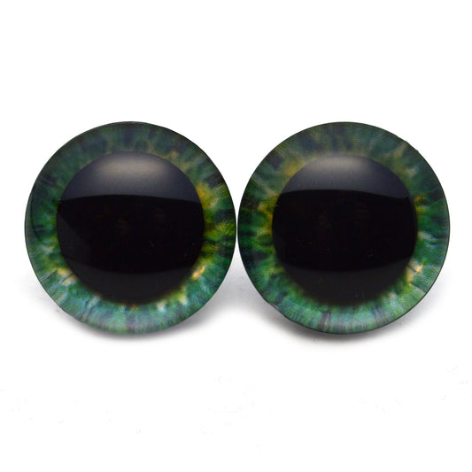 Bright Green Steampunk Human Plastic Safety Eyes