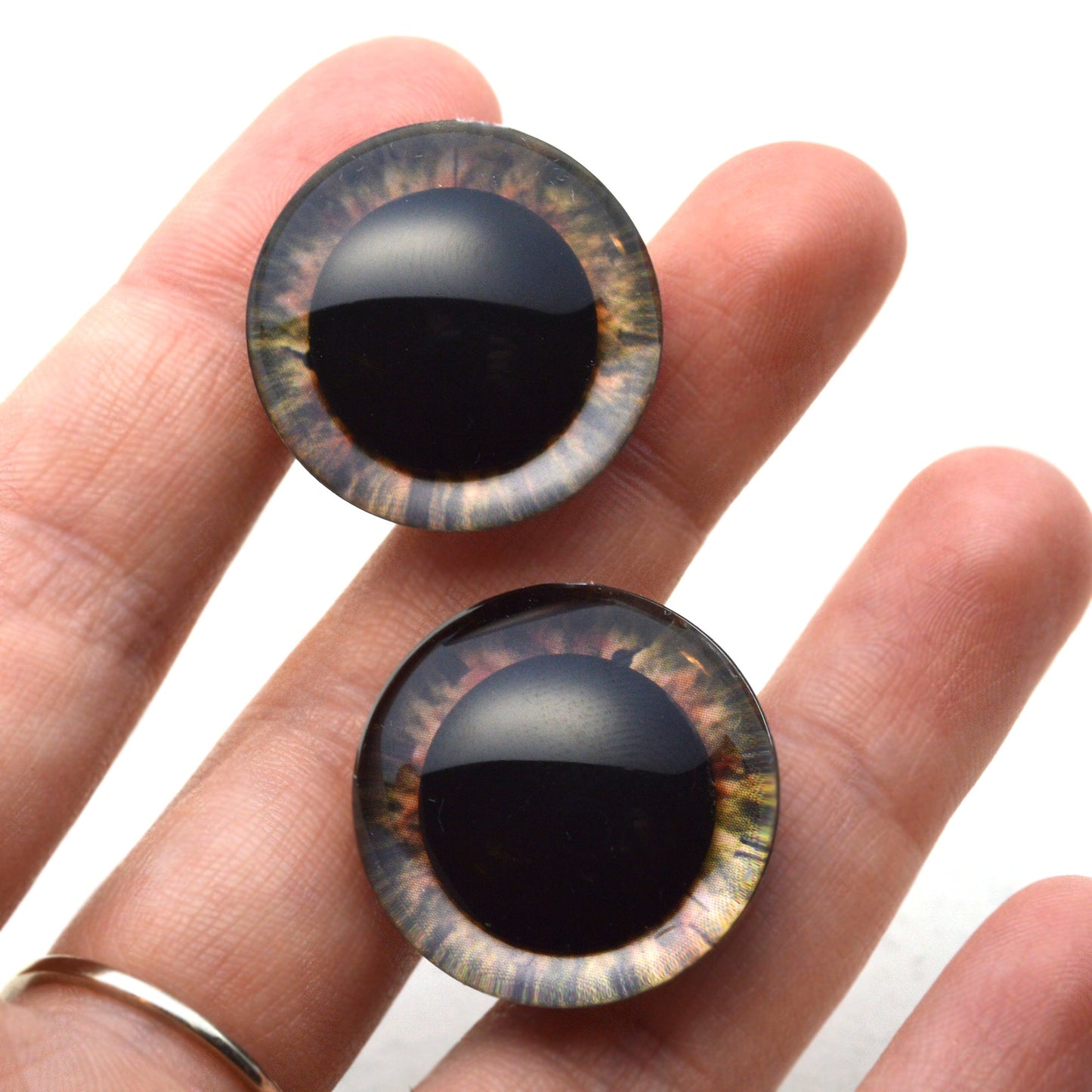 Brown Steampunk Plastic Safety Eyes