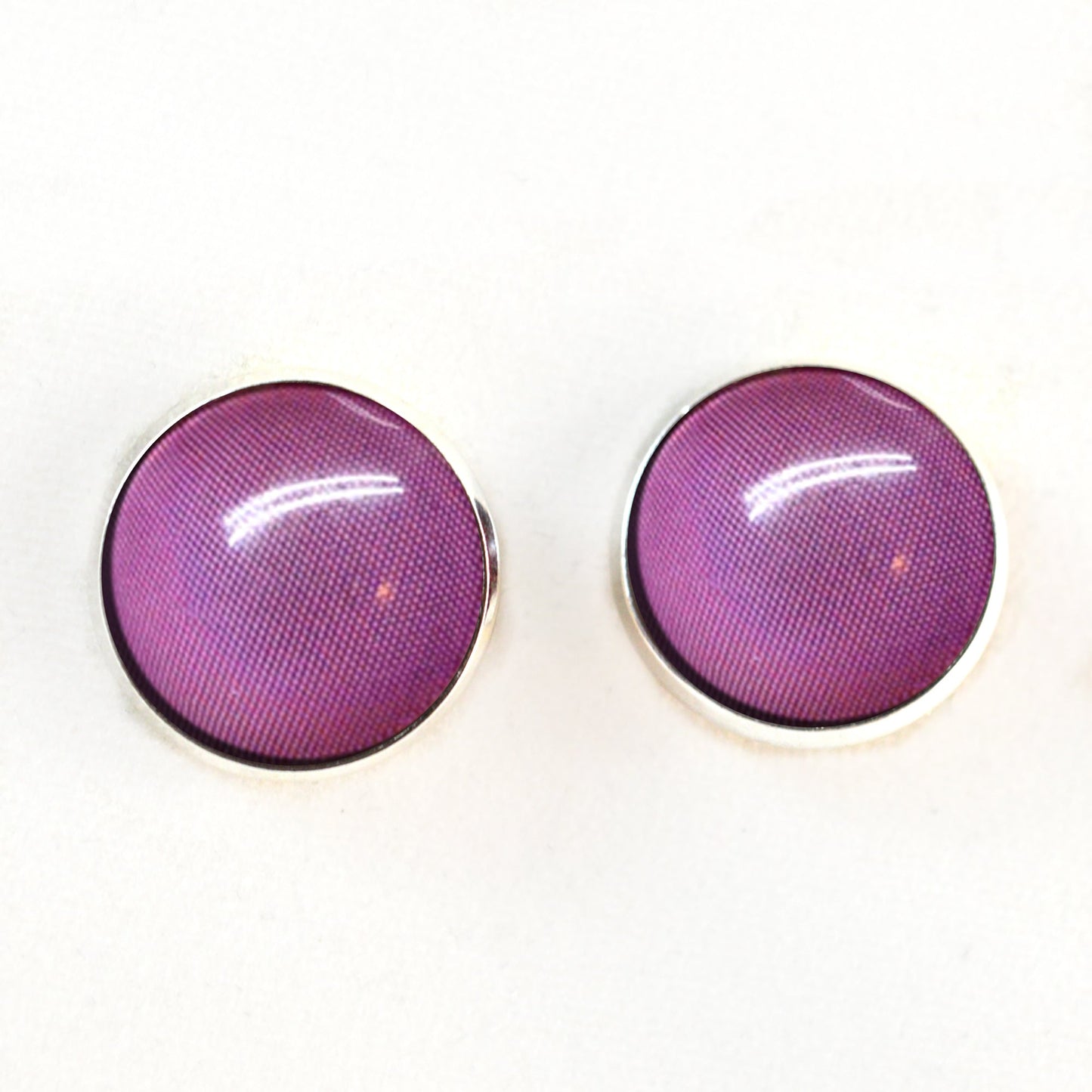 Burgundy Fly Compound Insect Sew-On Button Glass Eyes