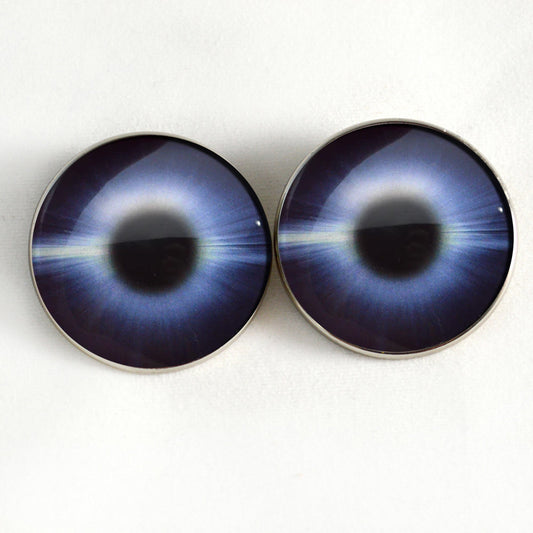 Burst of Light Sew-On Button Glass Eyes