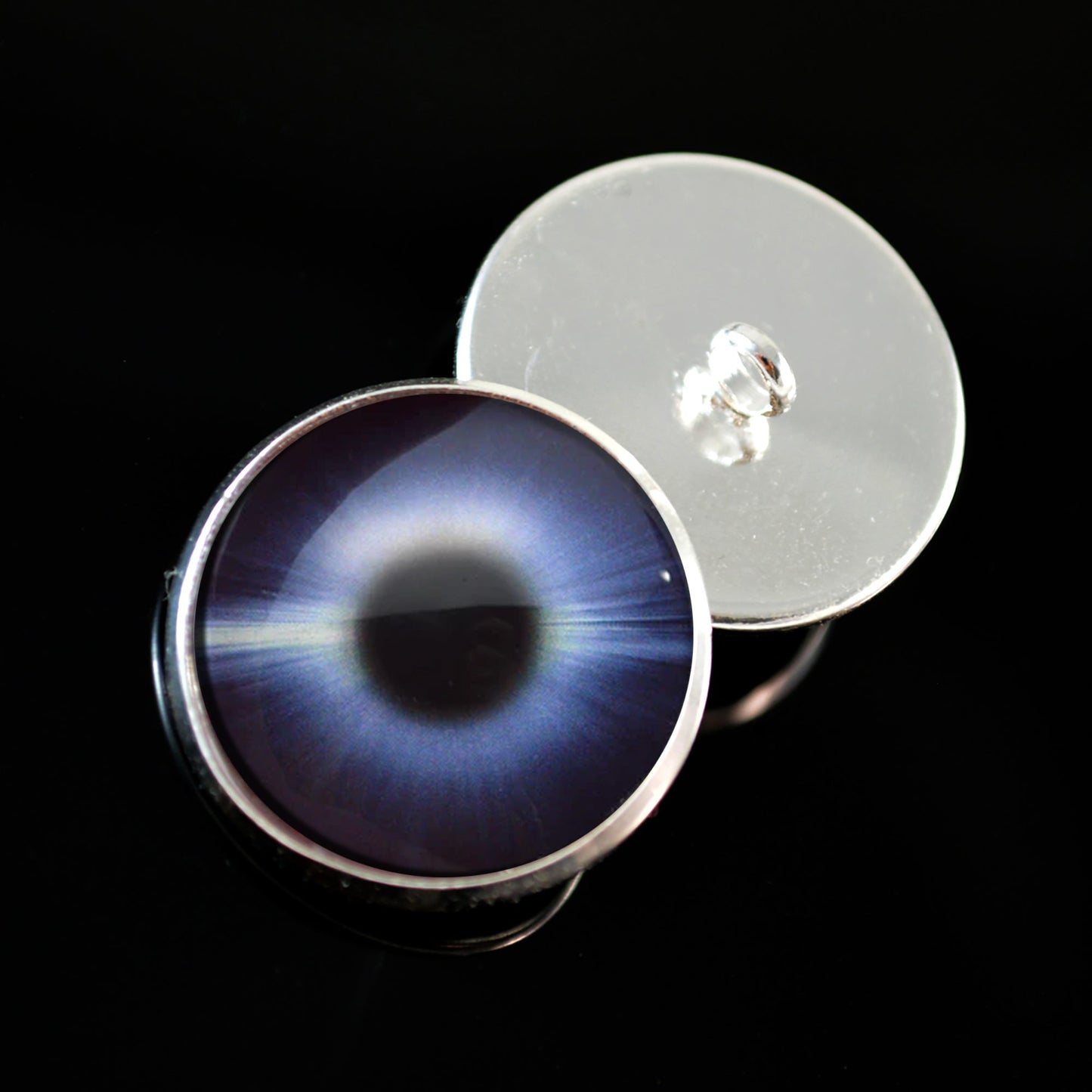 Burst of Light Sew-On Button Glass Eyes