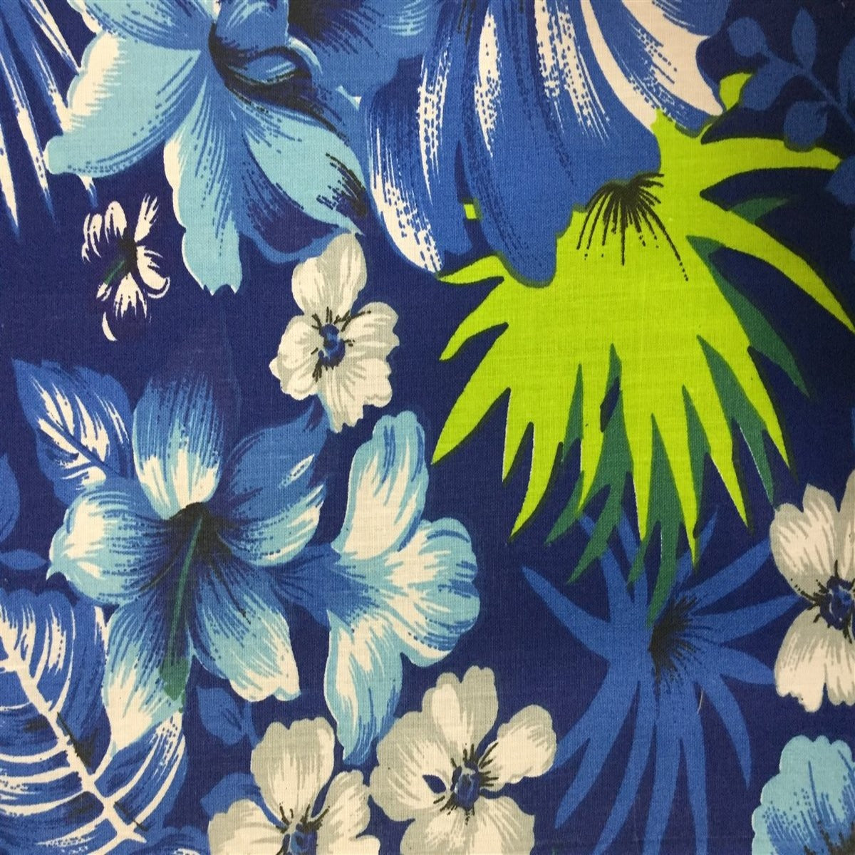 Hawaiian Print Poly Cotton Fabric