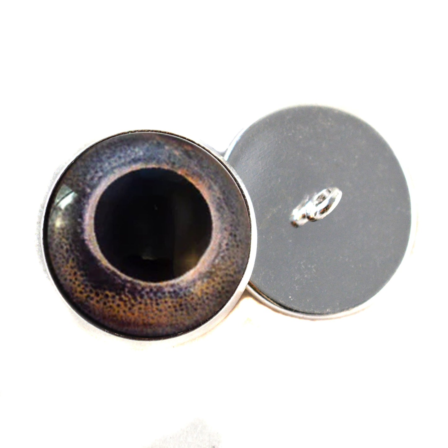 Carp Sew-On Button Glass Eyes