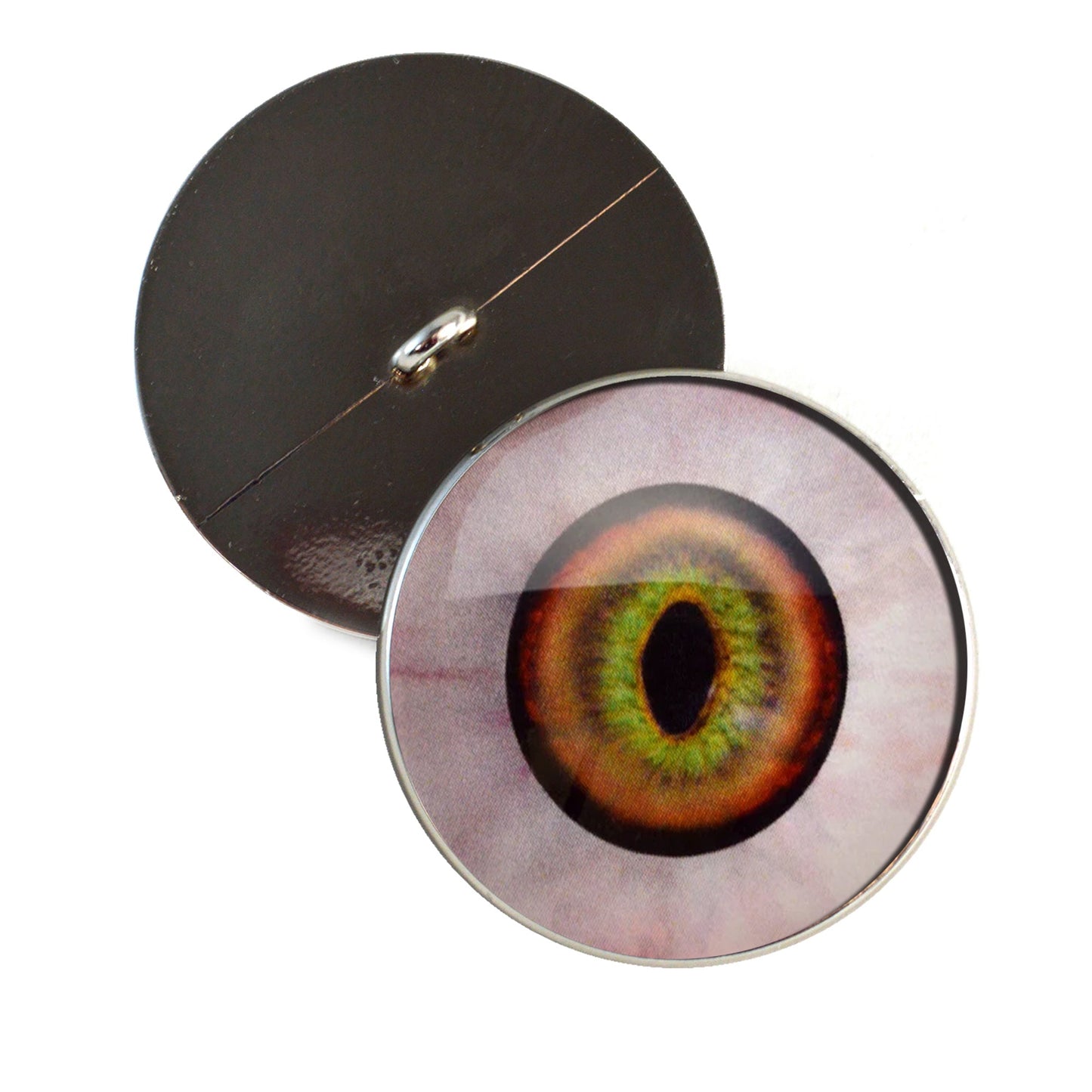 Changeling Cat Human Monster Sew-On Button Glass Eyes