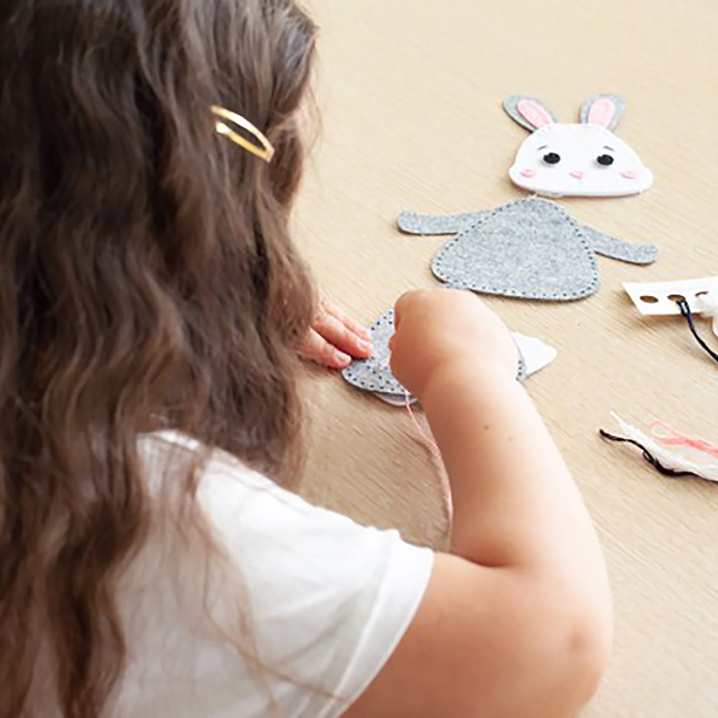 FabricLA Acrylic Felt Craft Sheet Packs – Ivory | Soft 100% Acrylic Felt Sheets for DIY & Crafts