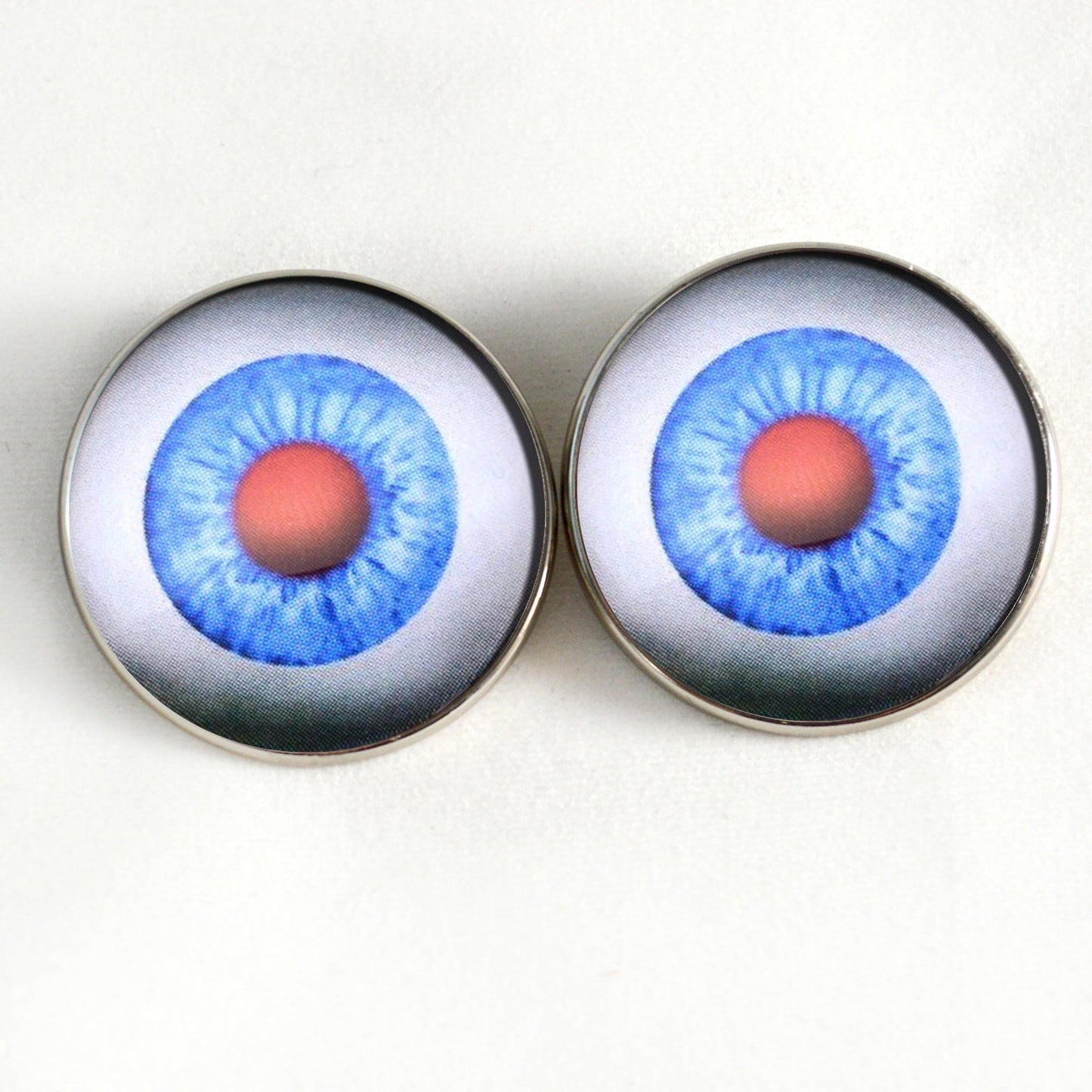 Creepy Chucky Doll Horror Sew-On Button Glass Eyes