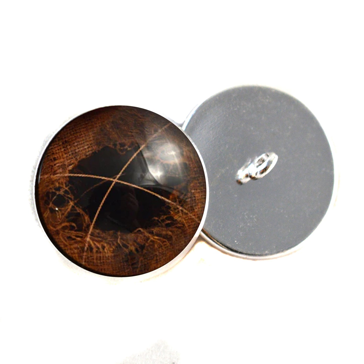 Creepy Scarecrow Sew-On Button Glass Eyes