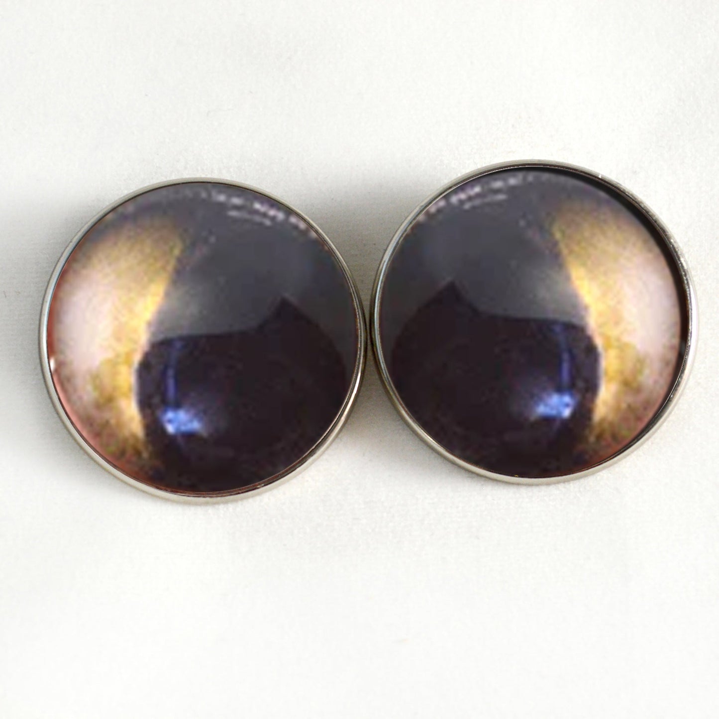 Cross Eyed Possum Sew-On Button Glass Eyes