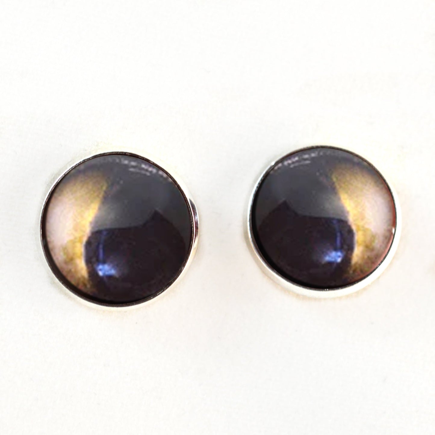 Cross Eyed Possum Sew-On Button Glass Eyes