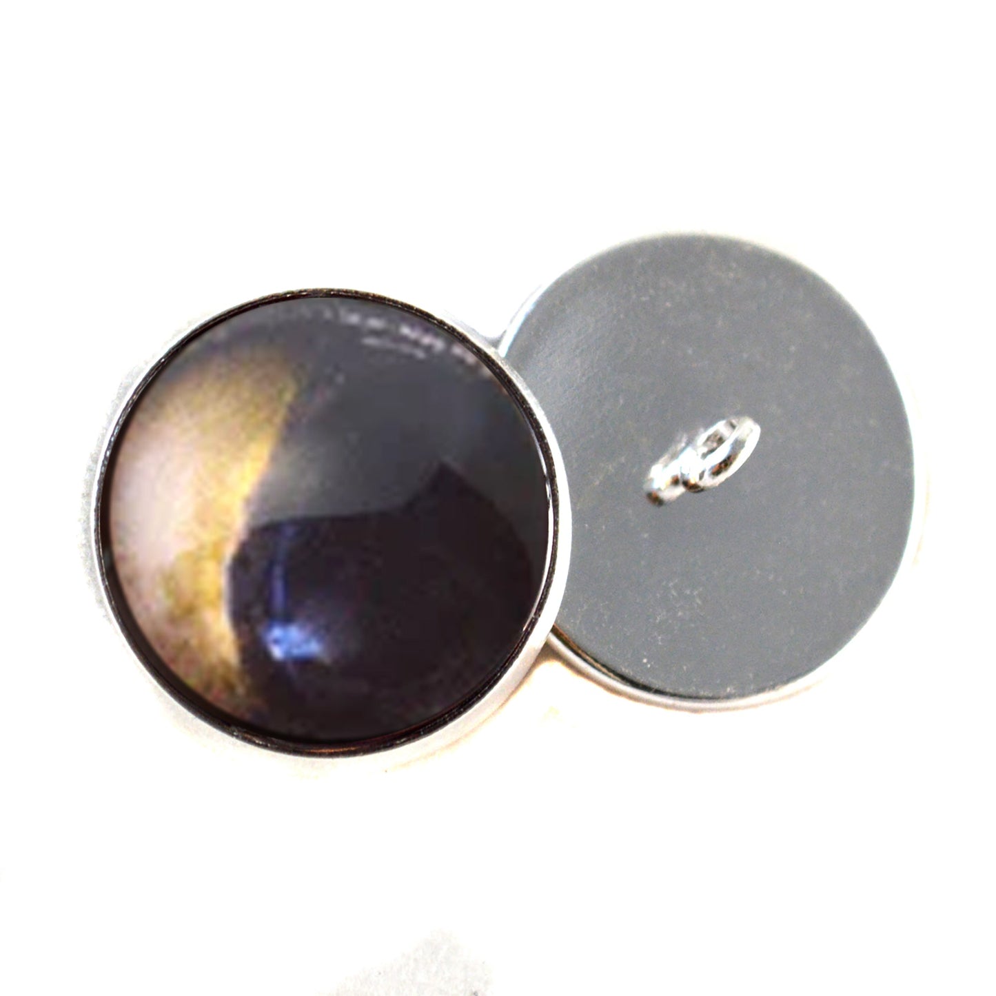 Cross Eyed Possum Sew-On Button Glass Eyes