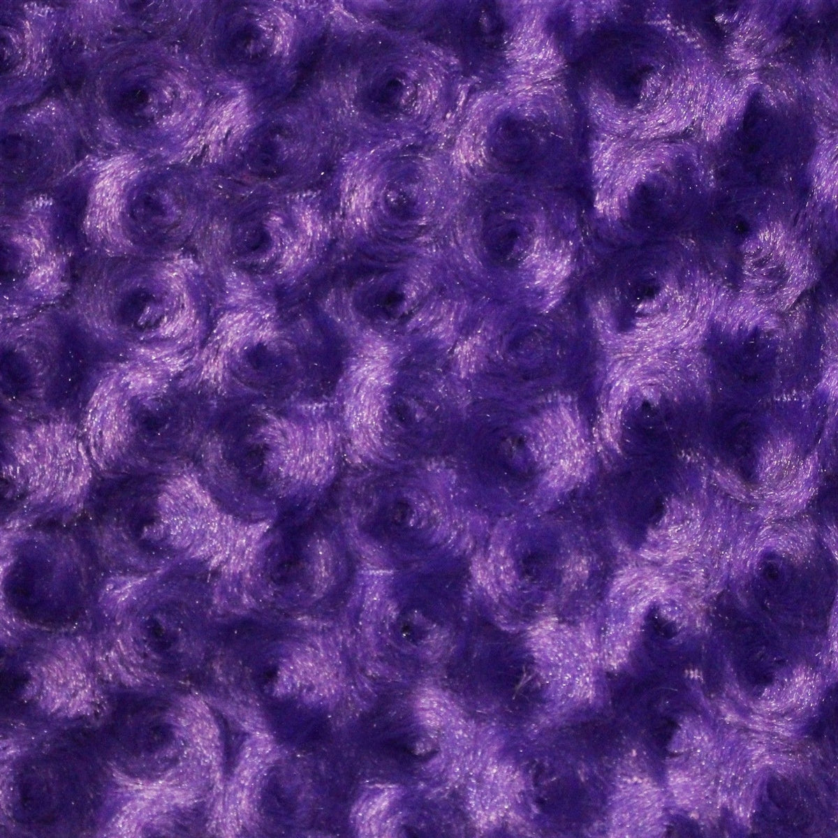 Swirl Rosebud Faux Fur Fabric