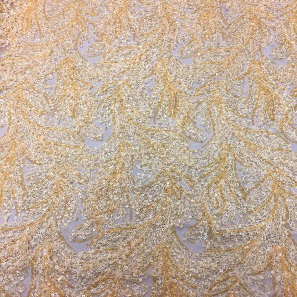 Cozy Pop Thread Floral Sequins Fabric