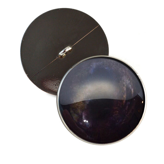 Dark Deer Inspired Sew-On Button Glass Eyes