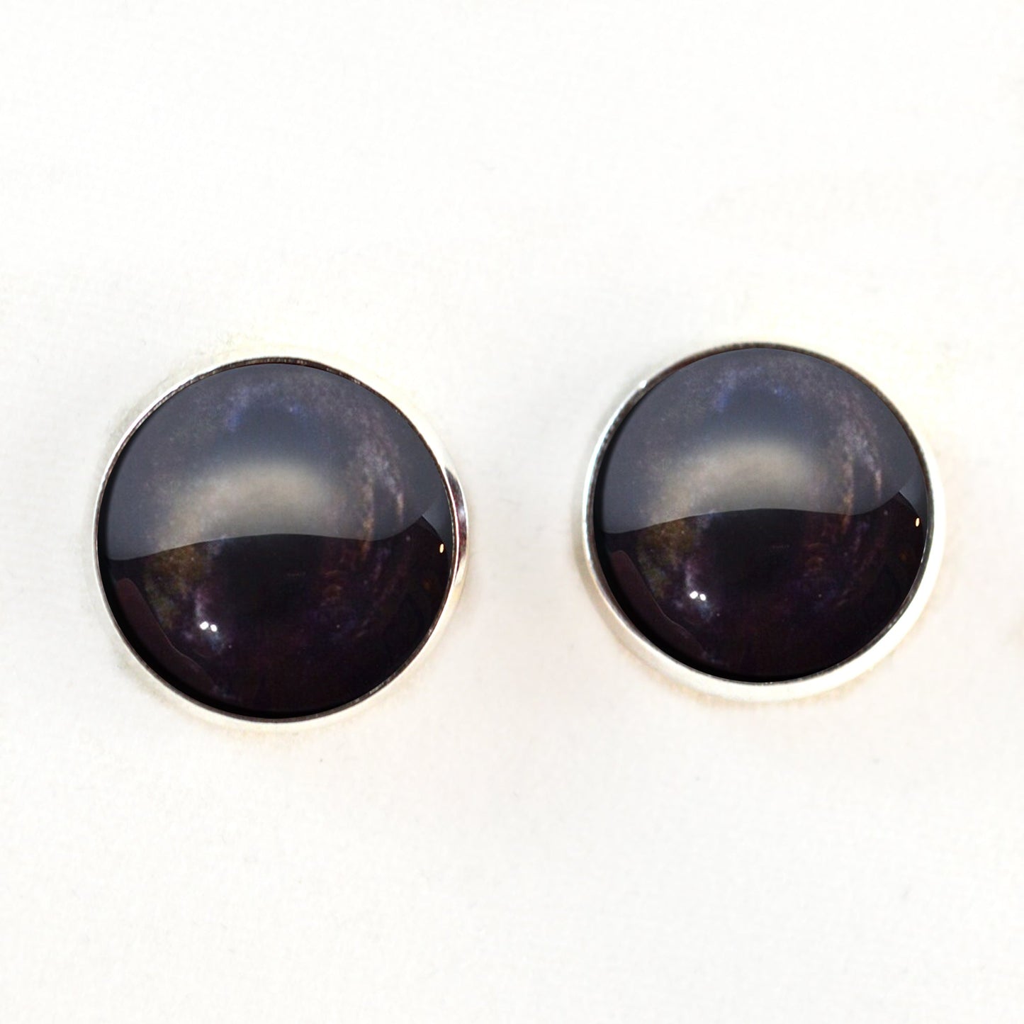 Dark Deer Inspired Sew-On Button Glass Eyes