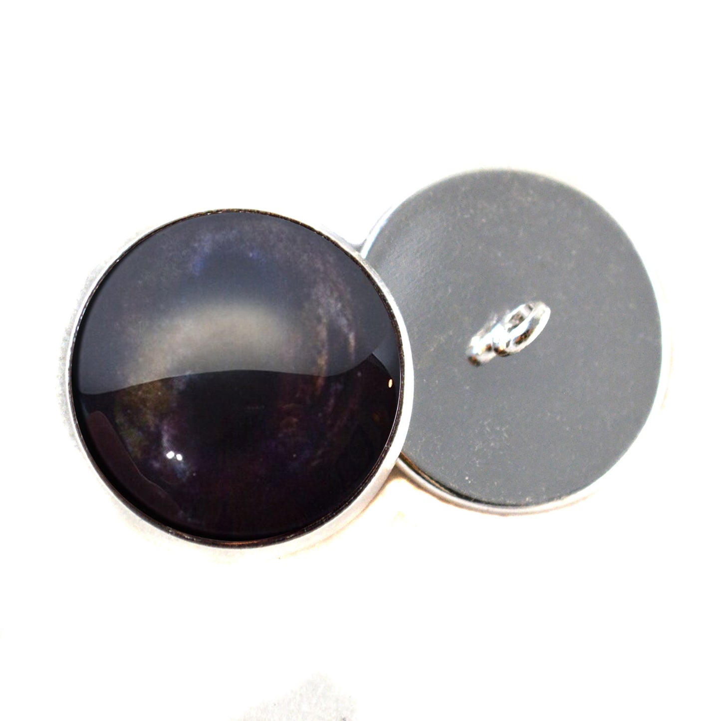 Dark Deer Inspired Sew-On Button Glass Eyes