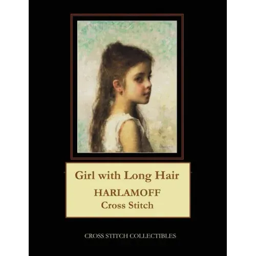 Girl with Long Hair: Harlamoff Cross Stitch Pattern