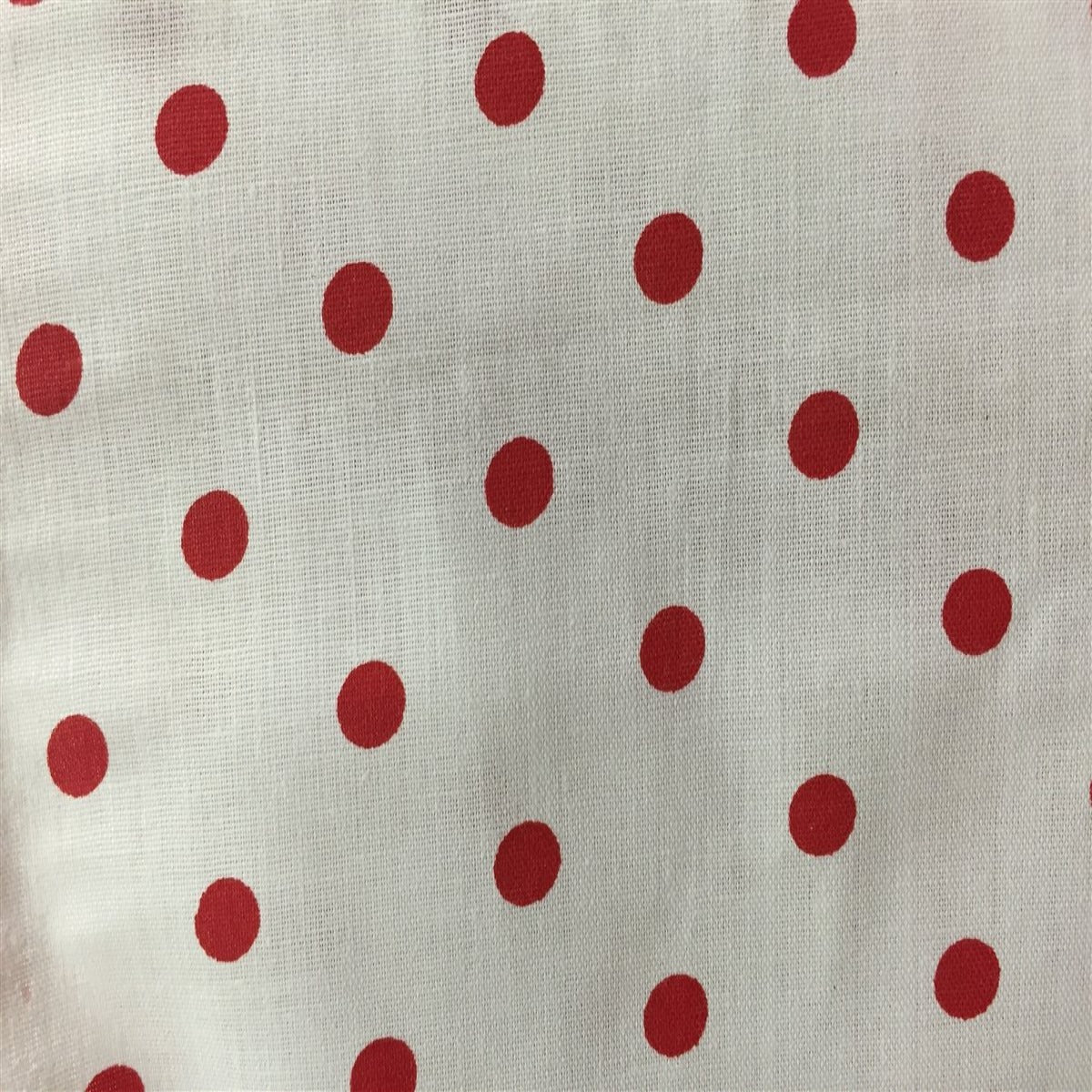 Small Polka Dot Print Poly Cotton Fabric