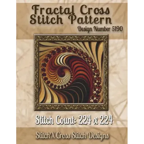 Fractal Cross Stitch Pattern: Design No. 5190