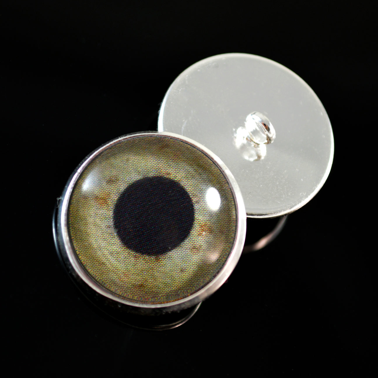 Eagle Sew-On Button Glass Eyes