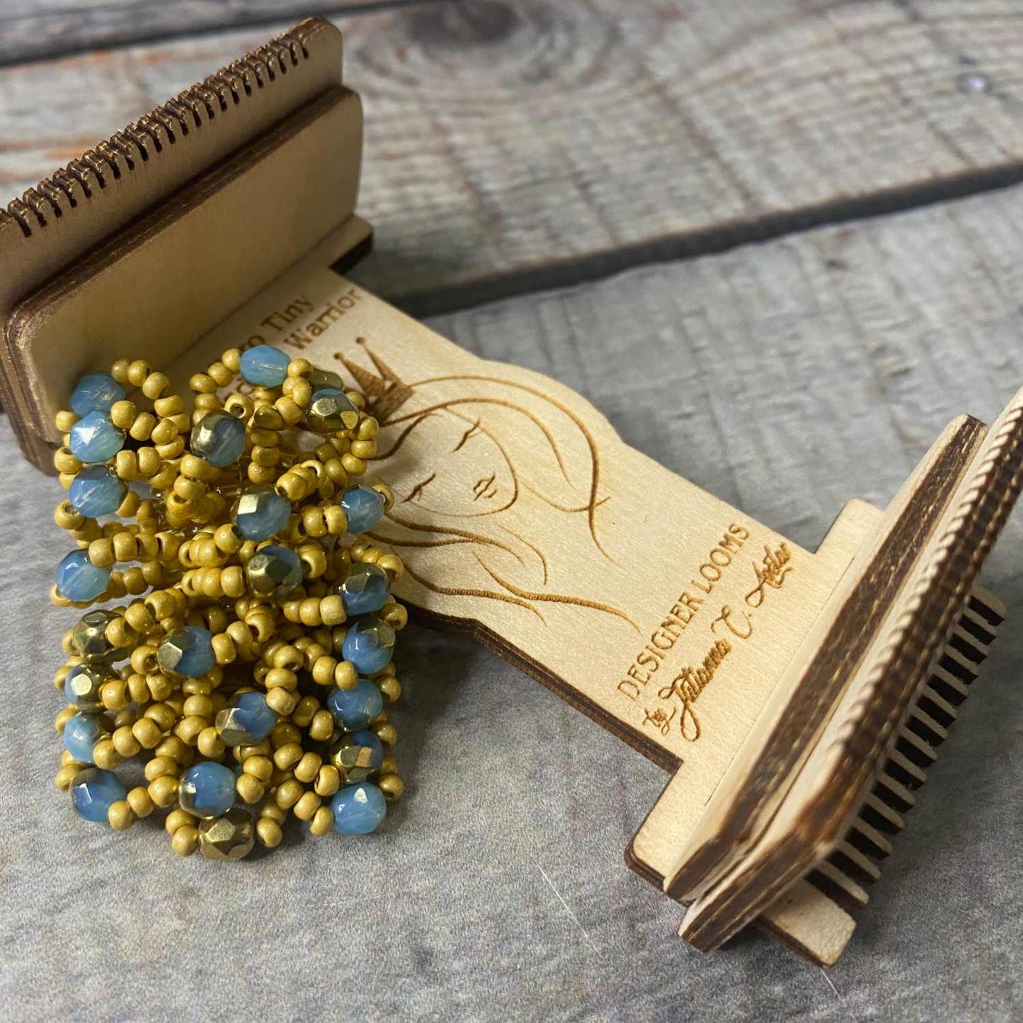 Jewel Loom Wood Bead Loom Earrings 2 pack with BONUS