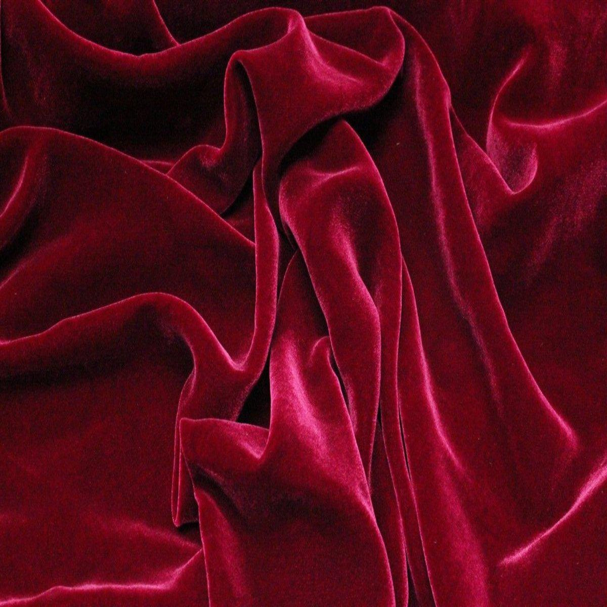 Silk Rayon Velvet Fabric