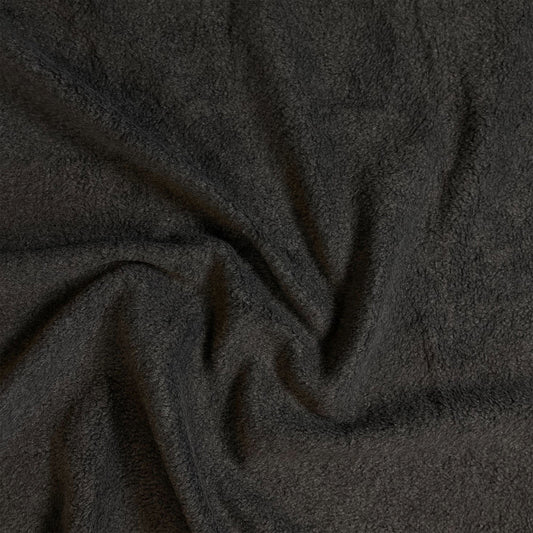 Anti-Pill Polar Fleece Fabric by the Yard – Charcoal (60", 280 GSM)