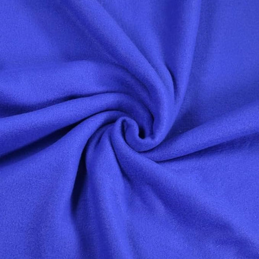 Anti-Pill Polar Fleece Fabric by the Yard – Royal Blue (60", 280 GSM)