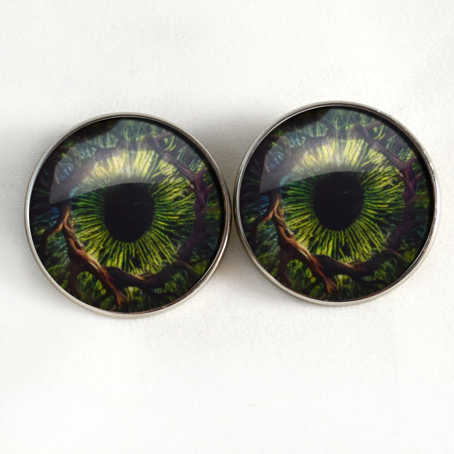 Forest Wizard Fantasy Sew-On Button Glass Eyes